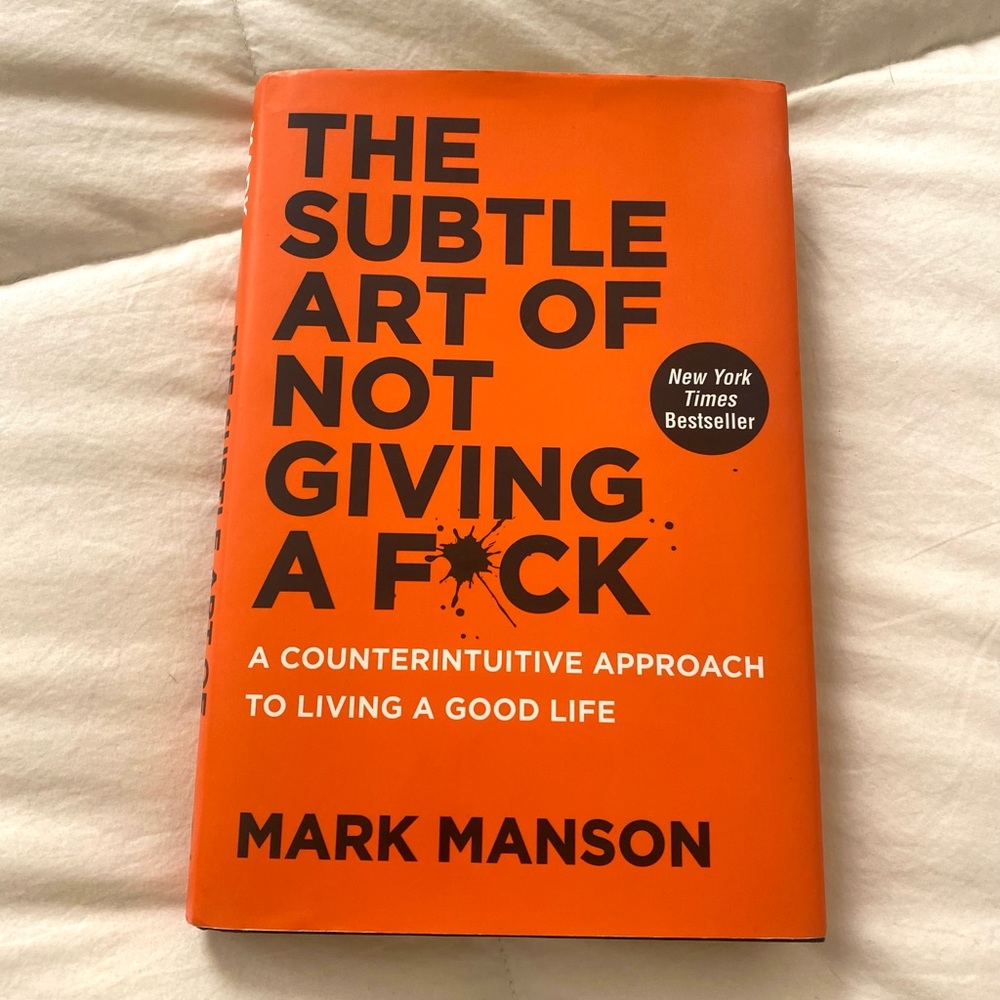 The Subtle Art of Not Giving a F*ck Hardcover Book - Picture 1 of 2